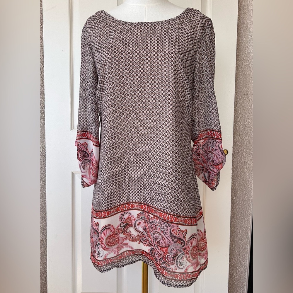 Speechless Brand‎ Paisley Print Shift Dress Size Large